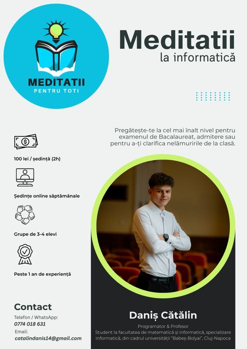 Meditatii la informatica