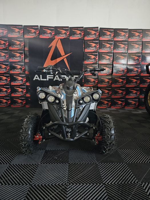 ATV Renegade pentru copii pe benzina de 49cc, se poate Limita viteza, roti 6 inch, pornire Buton si Sfoara, Nou adus din Germania