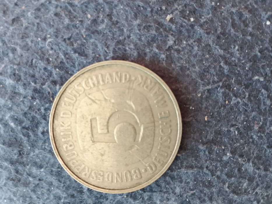 5 Дойче марки 1975 г.