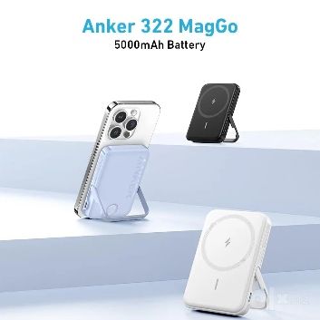 Anker A1618 Power Bank 322 MagGo 5000mAh MagSafe Battery Portable