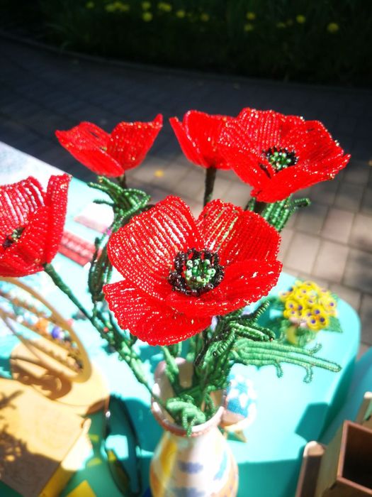 Букет из 5 маков.