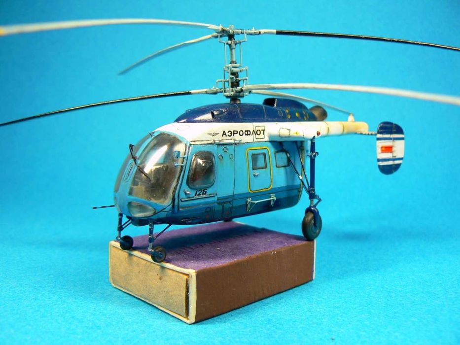 Сборная модель вертолета Ка-126 (Амодел 1/72)