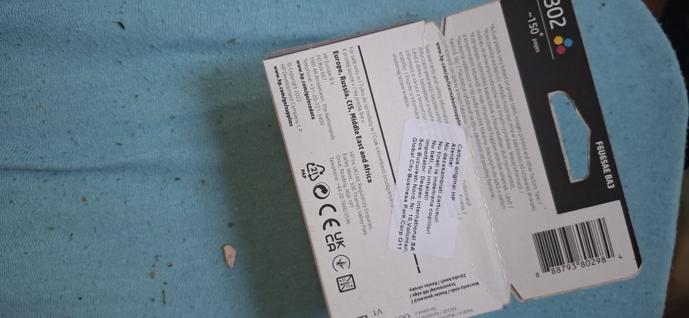 Cartuse Hp 302 color și alb-negru