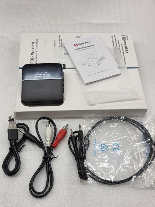 SONRU Bluetooth 5.0 Трансмитер и Приемник, aptX HD/LL