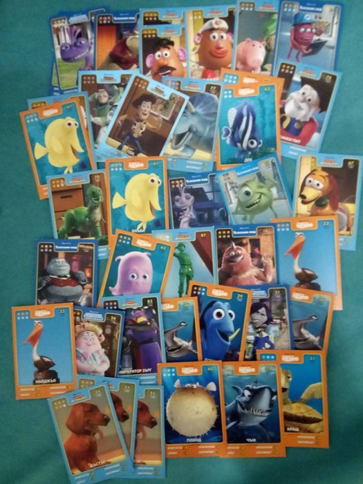 Звездите на Disney Pixar карти