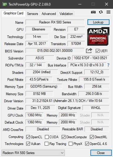 Продам rx 580 8gb не майниная