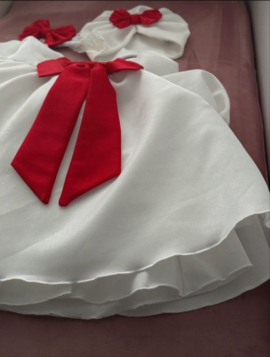 Set rochita, turban si bentita bebe