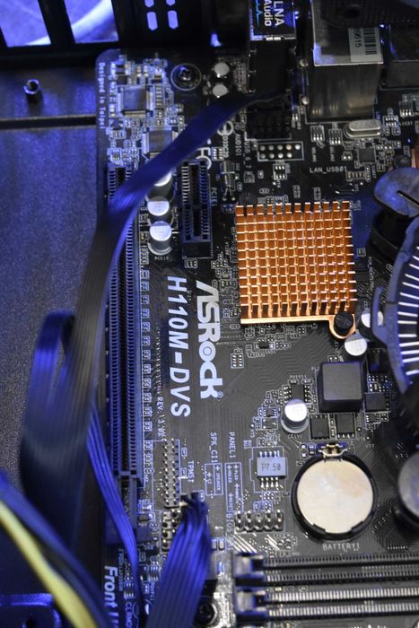 Asrock H110M-DVS 1151 DDR4 дънна платка - с планка