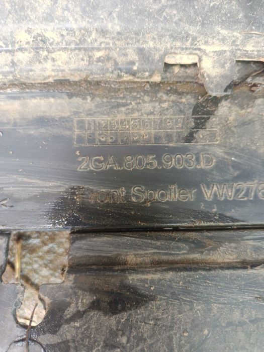 Spoiler Inferior /Fusta Bara Fata VW Tiguan /T-Roc/Touareg