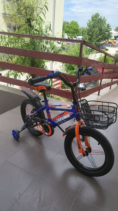 Bicicletă copii 16" Caraiman, stare foarte bună, cu roți ajutătoare