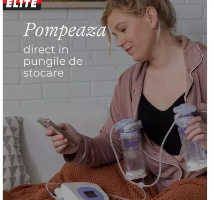 Pompa de san electrica Lansinoh bebeluș alăptat