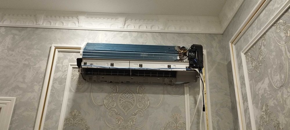 Установка кондиционера. очистка и ремонт  10% скитка Сервис техномат