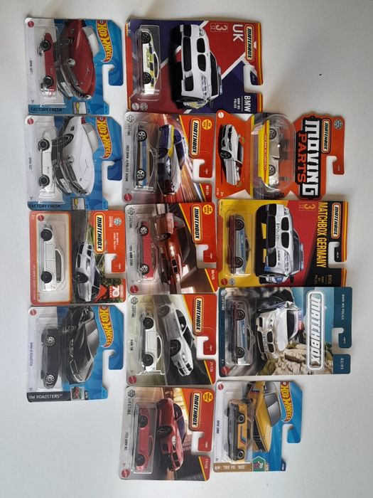 BMW колички Matchbox и Hot Wheels