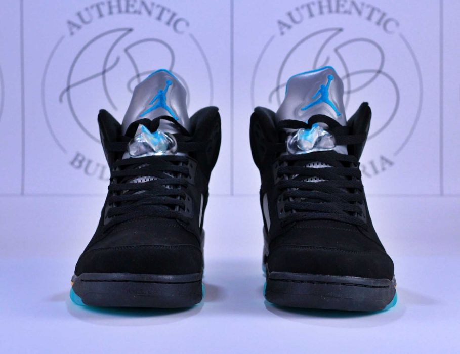 Nike Air Jordan 5 Off-White, Aqua, Expression Мъжки Дамски Обувки