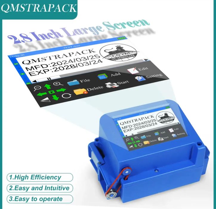 Маркиратор каплеструйный ручной дата сана датер QR штрих код принтер