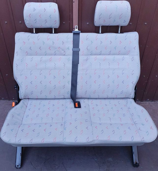 Bancheta Spate Dubla Saun 3 Locuri Vw Bus Transporter Caravelle T4 T5 Rabatabile Scaune Impecabile