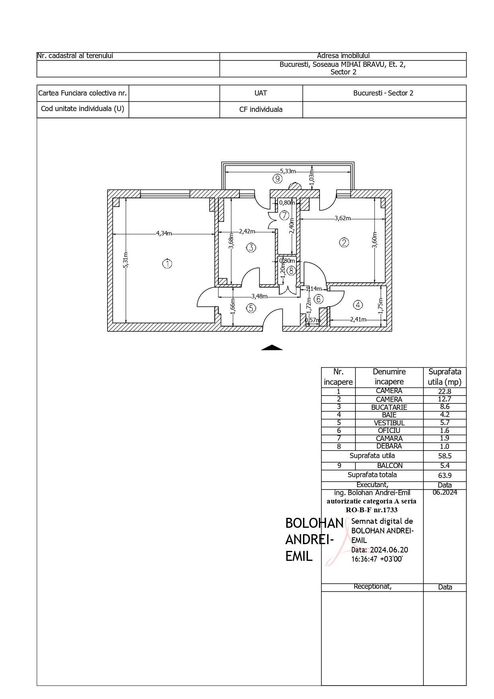Apartament 2 camere