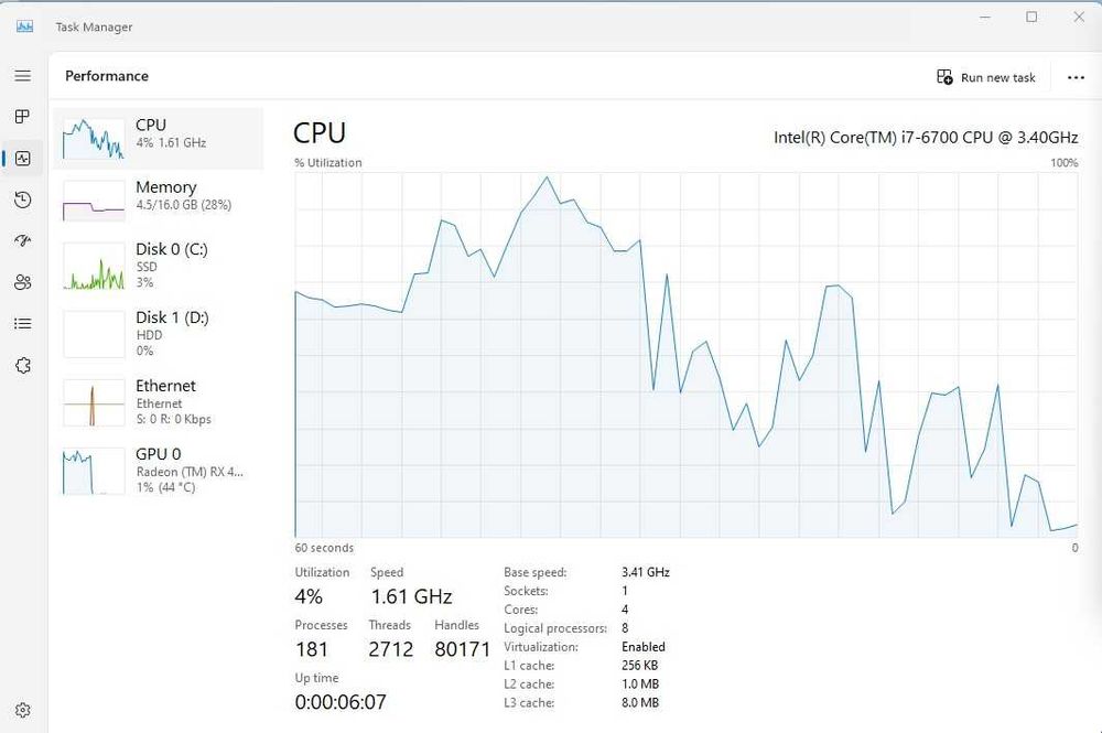 Calculator Unitate Gaming Lenovo I7 6700 Ram 16 Gb SSD Video 8G