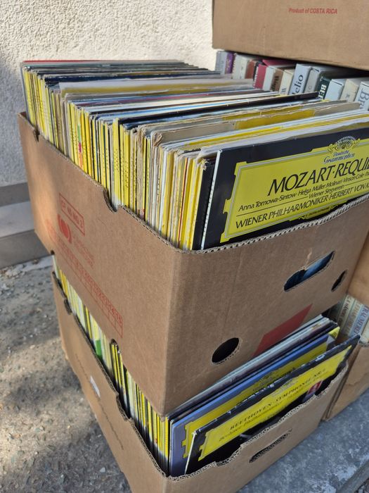 Vând 150lp Discuri Vinil muzică clasică colectia Deutsche Grammophon