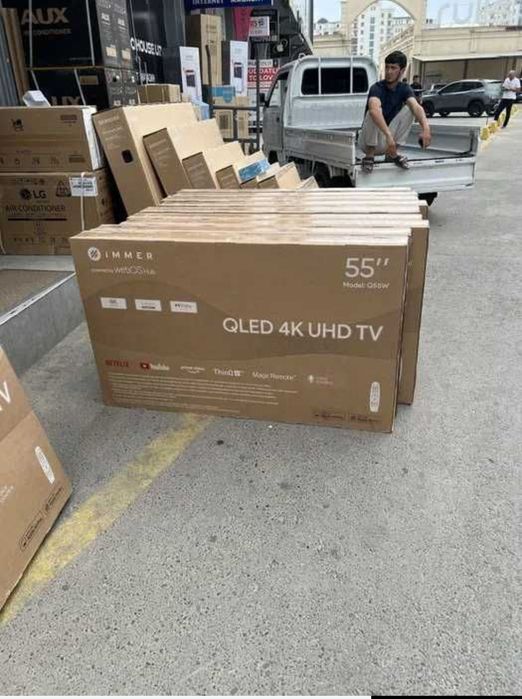 Телевизор Immer U65W2 — это 65-дюймовый 4K UHD QLED Smart TV