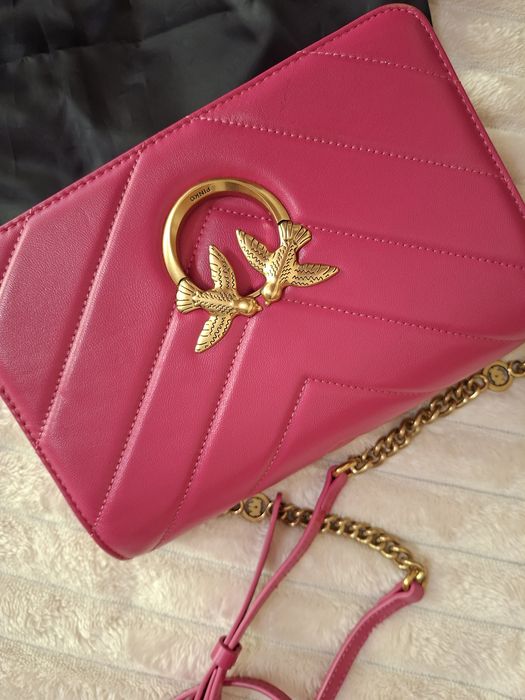 Цикламена чанта Pinko