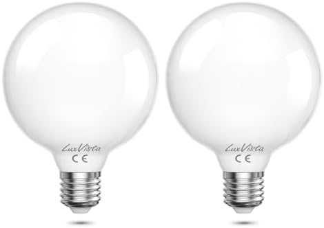 Нов комплект от 2 броя Енергоспестяващи LED Крушки - 7W, Димиращи E27 база