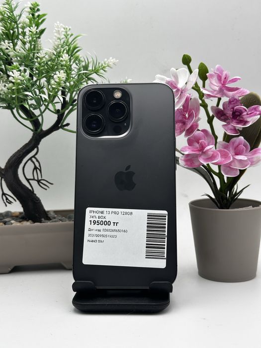 iphone 13pro 128gb/74% box  айфон 13про 128гб/74% каробка