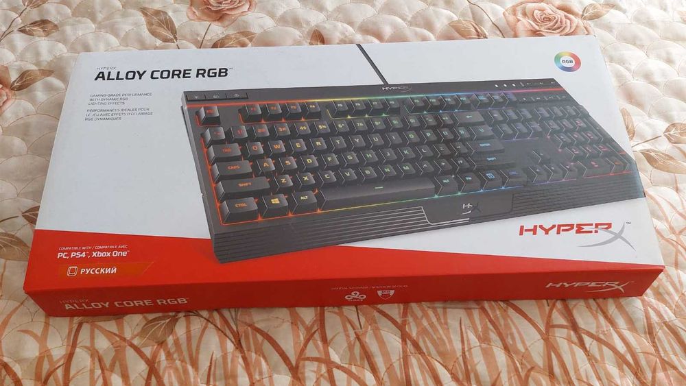 Клавиатура проводная HyperX Alloy Core RGB
