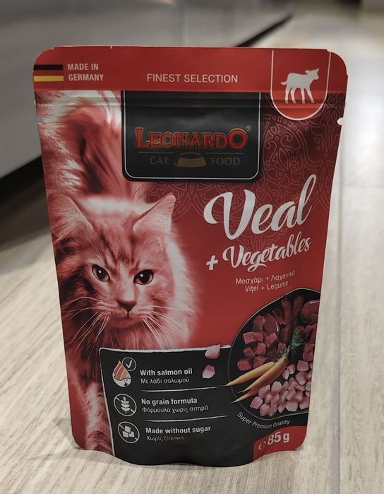 Влажный корм для кошек Leonardo леонардо