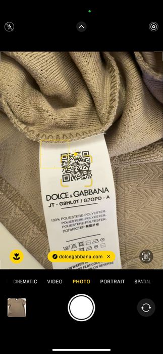 Dolce & Gabbana-Оригинална чисто нова мъжка тениска Л