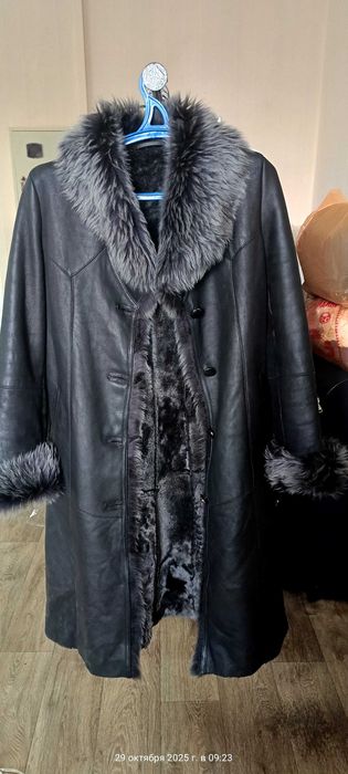 Продам Кожаное зимнее пальто
