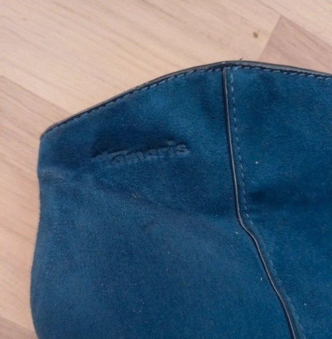 Botine Tamaris ,albastru petrol nr 40