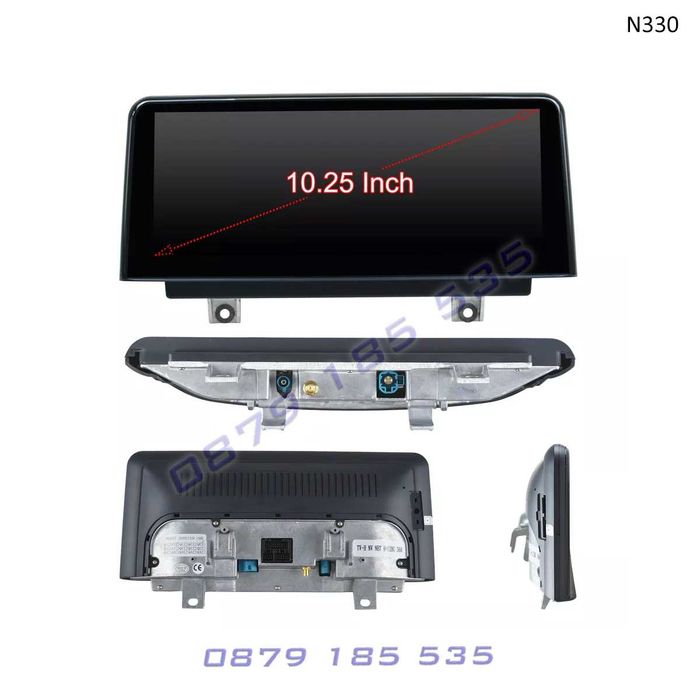 Мултимедия CarPlay Android BMW 3 4 F30 F32 навигация екран ф30 ф32 бмв