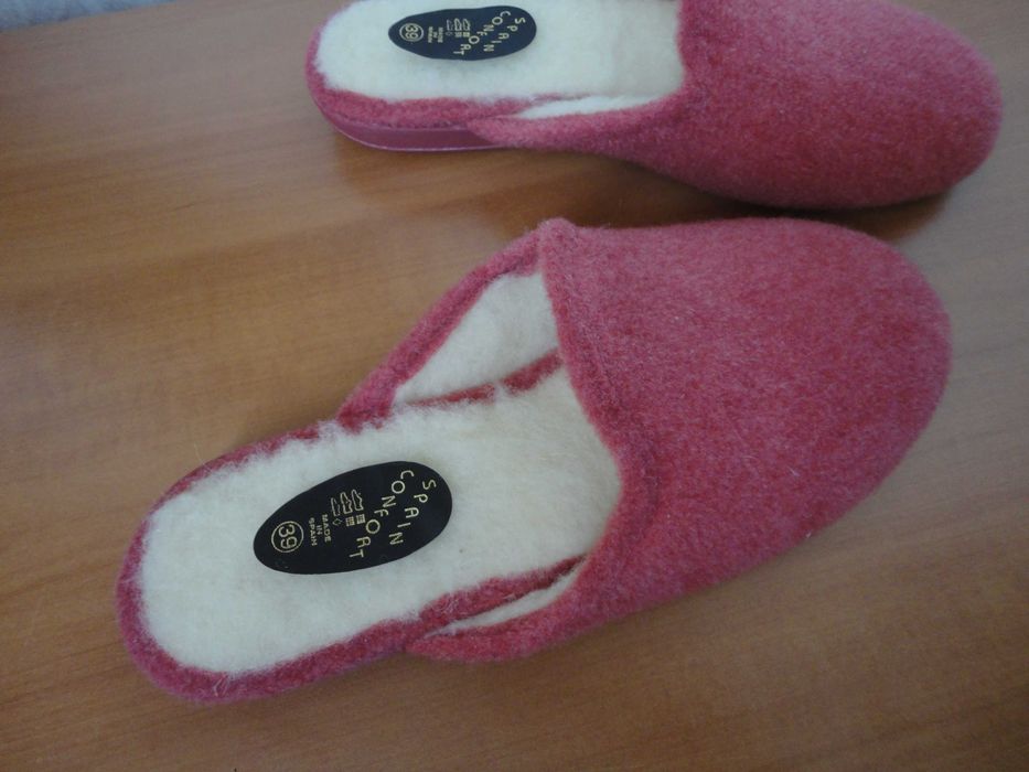 N39 100% вълна/нови испански пантофи