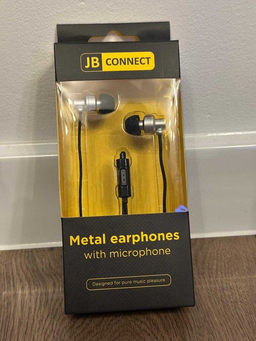 Căști in-ear JB Connect cu fir, noi, în cutie