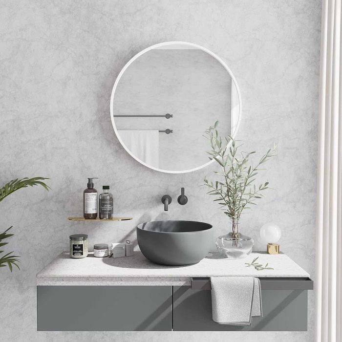 Oglindă Dripex 50 cm oglindă de machiaj pentru baie/dressing/living