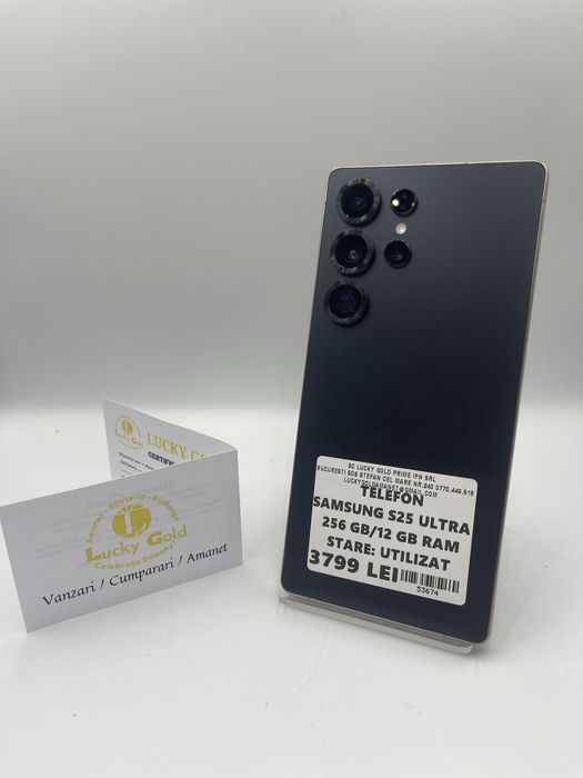 Samsung S25 ULTRA 256GB / 12GB RAM FACTURA/GARANTIE #53674