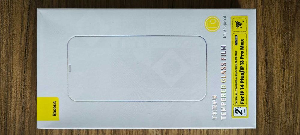 Стъклени протектори Baseus за iPhone- разл. модели-Temp. Glass Film