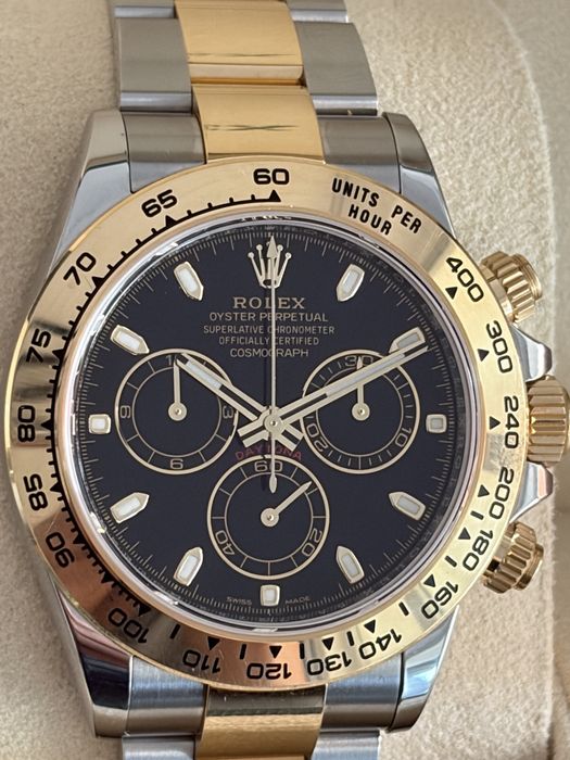 Rolex Daytona Two-Tone Black Dial 40MM FullSet