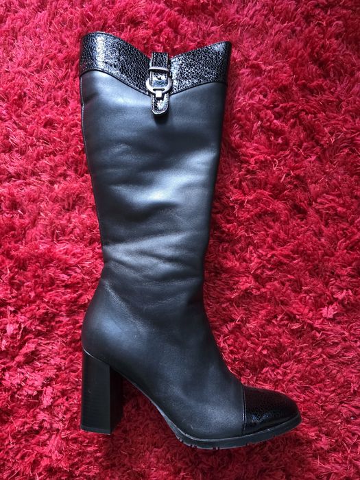 Дамски ботуши от естествена кожа