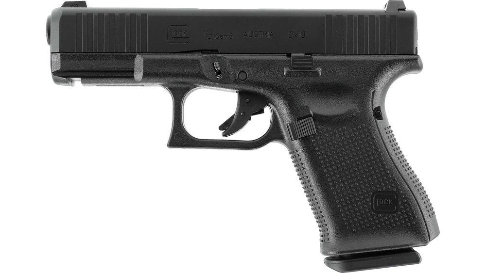 Еърсофт пистолет GLOCK 19 Gen5 (Green Gas Blowback, < 1.0 J)