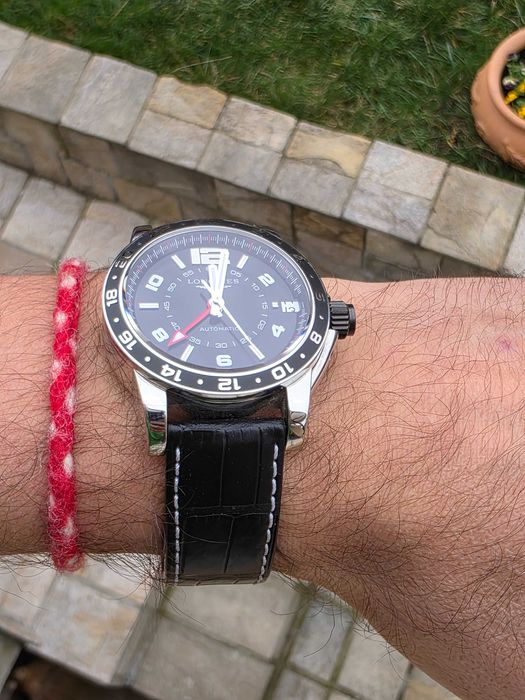 Longines Admiral GMT луксозен швейцарски автоматичен мъжки часовник