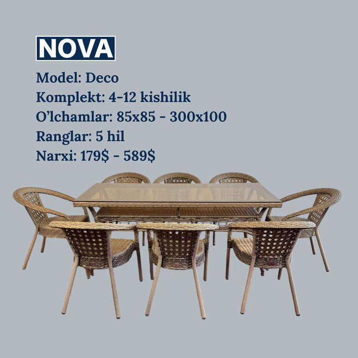 To'qilgan Ratan mebellar / Kafolatlangan sifat /Плетеная мебель