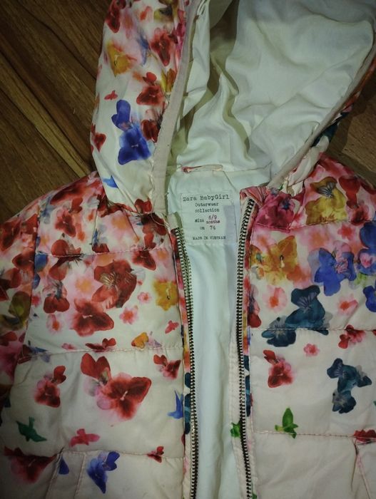 Куртка Zara 6-9 месяцев