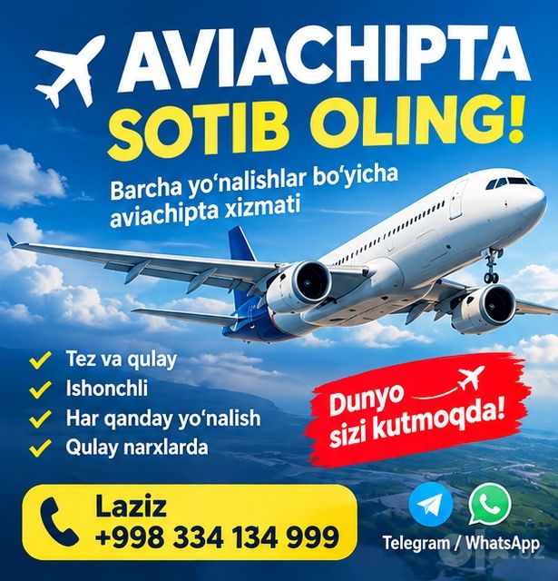 Aviachipta Bilet Chipta reyslar