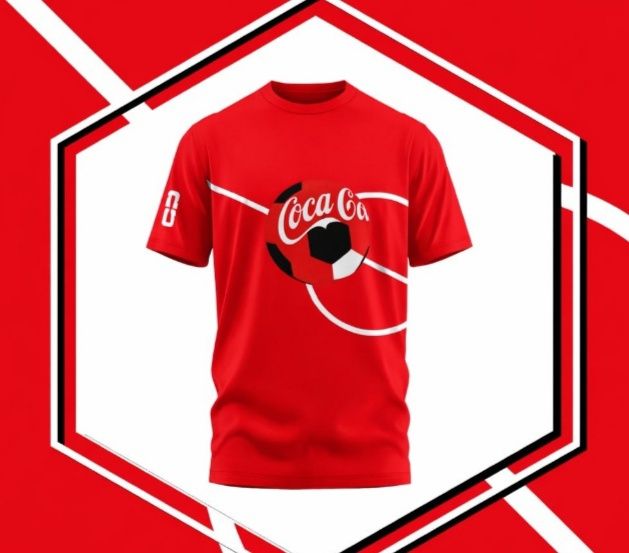 Coca-Cola tomonidan ishlab chiqilgan Futbolka sotiladi Narxi 50 ming
