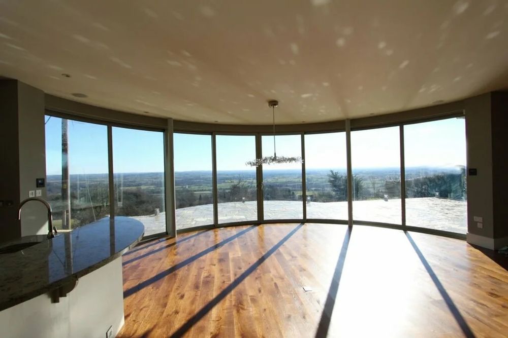 Панорамное витражное остекление под ключ