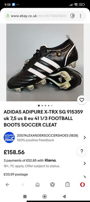 Ghete de fotbal Adipure FG ADIDAS