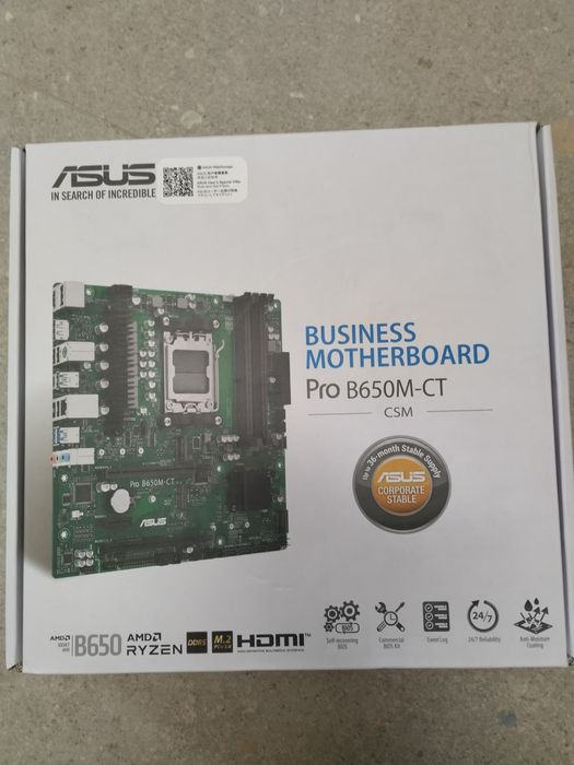 Placa de baza Sigilata, Asus Pro B650M-CT-CSM, AMD AM5, DDR5
