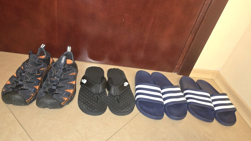 Мъжки чехли и сандали Adidas, TheNorth Face, Hoka